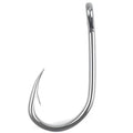 Saltwater Circle Hooks,50 Packs Strong Stainless Steel Fishing Hooks Live Bait Fish Hook Jig Catfish Hook 1/0-10/0 - size: 3/0 - 50 PACK