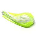 Harmony Fishing – Quick Change Umbrella Skirts for Fishing Jigs, Spinnerbaits, Buzzbaits, Lures, Baits (10 Pack) - color: White/Chartreuse