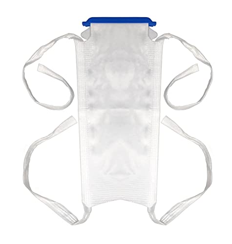 Vakly Large Refillable Ice Bags 6.5 x 14 [Pack of 5] – Reusable Ice Pack with Clamp Closure, Soft Outer Covering & Leak-Resistant Inner Layer for Hospital, Home & Sports Use