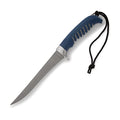 Buck Knives 223 Silver Creek Fixed Fillet Knife, 6-3/8" Titanium Coated Flexible Blade, Anti-Slip Rubber Grip, Portable Fishing Knife for Saltwater & Freshwater, Fishing Gear, 5 oz - size: 6"