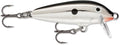Rapala Original Floater 05 Fishing Lures - color: Metallic Silver, size: Body Length: 1-1/2"