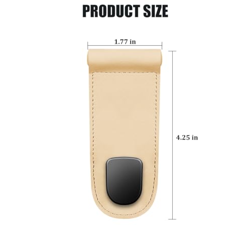 Car Co-Pilot Glovebox Hook, Multifunctional Passenger Seat Glovebox Hanger Organizer for Purse Handbag Umbrella, Auto Interior Glove Box Hanging Storage Hook Holder, Universal Fit (Beige) - color: Beige, size: Single
