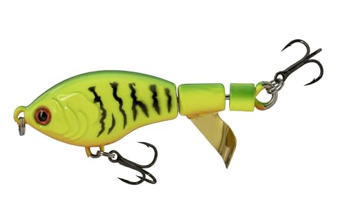 Strike King Bitsy Chickin Fishing Lure, Topwater Plopper, 2 1/2-Inches, 1/4-Ounce - color: Firetiger