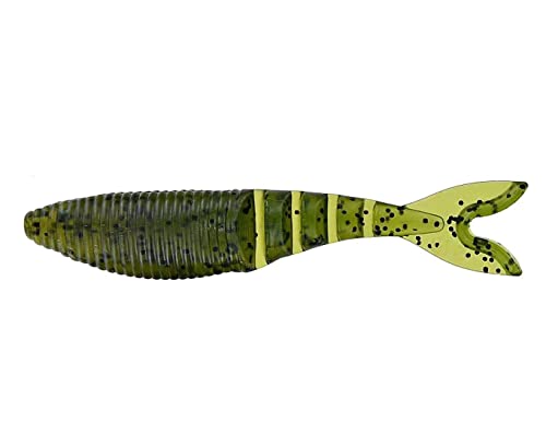 Yamamoto Yamamoto - color: WATERMELON W/ BLACK FLAKE (6 PACK)