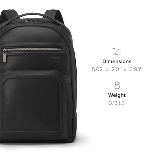 TUMI - Harrison Warren Backpack - 15-Inch Laptop Backpack - Stylish Women's & Men's Backpack for Travel & Business - Black Bombe - color: Black Bombe
