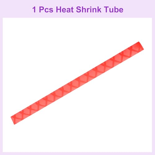 DMiotech Heat Shrink Sleeve Wrap Tubing x Tube Tubing for Fishing Rod Grips and Other Grips, Non Slip - Insulation - Waterproof 40'' Lengths, Dia 15mm Red - color: Red, size: Dia 15mm