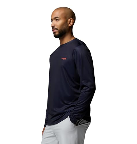 Columbia Men's Terminal Tackle PFG Sea Creature Long Sleeve - color: Collegiate Navy, size: Large