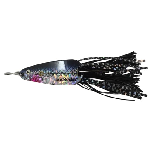 Northland Tackle Jaw-Breaker Spoon Lure, Assorted Sizes and Colors - color: Black Shiner, size: 1/2 Oz