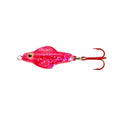 Lindy Rattl'N Flyer Spoon Hybrid Ice Fishing Lure Jigging Spoon - color: Scarlet Ice, size: 1/8 oz