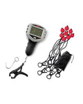 Rapala Touch Screen Tourney Scale 15 lb, Digital Fishing Scale with Memory Storage, Water-Resistant Design and Built-in Fish-Friendly Gripper, Includes 8-Piece Culling System