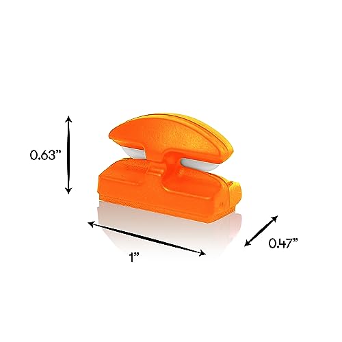 LINE CUTTERZ Rust-Free Patented Ceramic Blade Mountable Quick Fishing Line Cutter - color: Blaze Orange