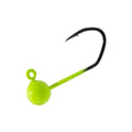 Fly Tying Sickle Jig Heads - color: Chartreuse, size: 1/16 OZ 50PCS