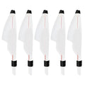 ‌5PCS Telescopic Fishing Rod Tip Caps PVC Rod Pole Top Cover Guards for Sea Fishing Rods Accessory - size: 16×3.2cm