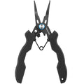 TRUSCEND Easy Use Lockable Fishing Pliers with Tungsten Carbide Cutter, Innovative Ergonomic Handy Handle, Saltwater Corrosion Resistant Teflon Coated Fishing Tool, Light Multi-Function Fishing Gear - color: E2-black