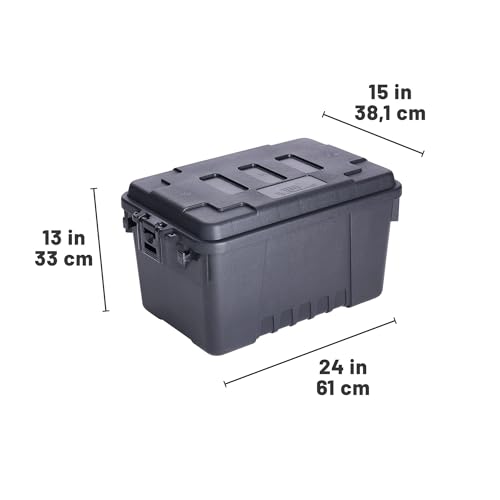 Plano Storage Trunks - color: Black, style: Small - 3 pack