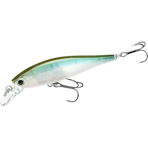 LUCKY CRAFT Pointer 78SP Fishing Lures, 3” Jerkbait Freshwater Bass & Trout Lures, Suspending 4ft–5ft Depth, Jerkbait with Walk-the-Dog Action, Precision Bass Fishing Gear and Accessories - color: 255 MS Ghost Wakasagi, size: PT65