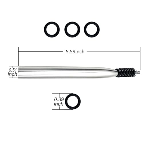 Wacky Rigging Tool, Fishing Bait Rigs, Wacky Rig Ring Tool with 70PCS Worm O-Rings, Wacky Worm Kit for Senko Neko Finesse Stick Soft Baits - color: Silver+a fishing lanyard