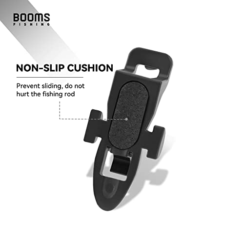 Booms Fishing Hook Keeper for Fishing Rod, HK1S Fishing Bait Holder with 2 Sizes Rubber Rings, 10 Sets or 20 Sets Options - style: 20 Sets