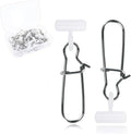 YOTO Sinker Slide for Fishing 30/60pcs Fishing Slide Weight Slides Fishing Line Connector Fishing Accessories - color: White - 60pcs