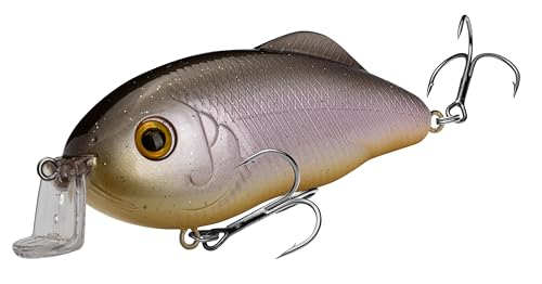 Strike King Hybrid Hunter Jr Crankbait Fishing Lure, 1/2 oz, Reflective 3D Eyes - color: Sweet Shad, size: 1 oz (Pack of 1)