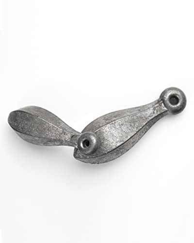 BLUEWING Bank Sinker 1LB/2LB/3LB/5LB/6LB Box Fishing Weights Saltwater Bullet Lead 1oz,2oz,3oz,5oz,8oz,10oz,12oz,16oz,32oz - style: #22 16oz, 5 Pack