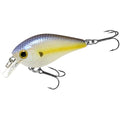 Lucky Craft LC 0.5 Squarebill Crankbait, Silent Fishing Lure for Bass Trout and Pike, Made in Japan, Freshwater Fishing Gear, Hard Bait Bass Lures - color: 250 Chartreuse Shad