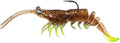 Z-Man PrawnstarZ Soft Plastic Shrimp - color: Rootbeer Chartreuse, size: 2.5 Inch