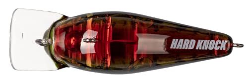 Strike King KVD 1.5 Hard Knock Fishing Lure, 3/8 oz, 3D Lifelike Eyes - color: Phantom Watermelon Seed Red Craw, size: 3/8oz