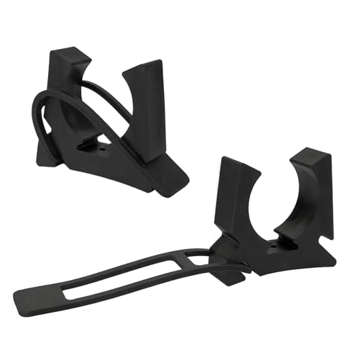 Boat Hook Holder Clips Replacement for SOF-LOC Gaff Hook Holder with Rubber Spring Strap, Marine Holder Fits for Boat Hook, Paddle Holder, Oar Mounts, Boat Net, Gaff, Push Pole, Anchor Pole, 2 Pack.