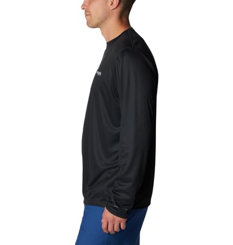 Columbia Men's Terminal Tackle PFG Tarpon Rise Long Sleeve - color: Black/Tarpon Rise, size: X-Small