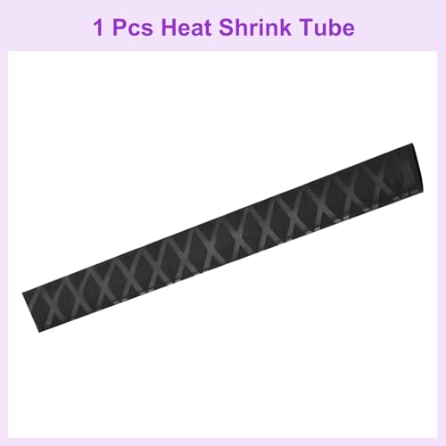DMiotech Heat Shrink Sleeve Wrap Tubing x Tube Tubing for Fishing Rod Grips and Other Grips, Non Slip - Insulation - Waterproof 40'' Lengths, Dia 25mm Black - color: Black, size: Dia 25mm