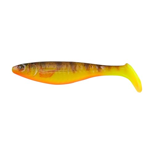 Berkley PowerBait The Champ Swimmer Fishing Soft Bait - color: Assorted - HD Fire Perch / HD Purple Smelt, size: 3.8"