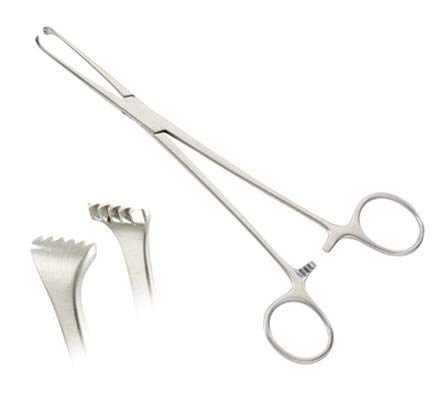 Premium Allis Tissue Clamp Forceps 6", 4x5 Teeth, Stainless Steel - size: 6 Inch 4x5 teeth