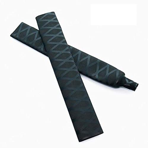 GREATFISHING Diameter: 25mm 30mm 35mm X-Tube Heat Shrink Sleeve Wrap Fishing Bulding Handle Cork Rod Grip with Non Slip Waterproof and Insulation 40 Inch Lengths Durable Repair - color: Black, size: Diameter:20mm; Length:1m