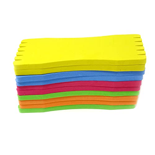 Honbay 10PCS Fishing Line Foam Board, Fishing Line Foam Spool, Fishing Winding Board for Fishing Leader Line, Snelled Hooks & Rigs