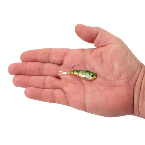 Berkley PowerBait Power Vibe - color: Fire Perch, size: 2 1/4 in - 3/16 oz