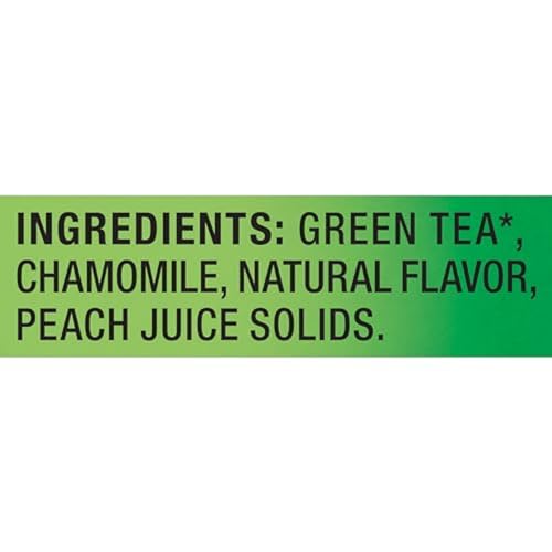 Lipton Peach Green Tea 6-Pack Flavored Tea Bags with Caffeine and Flavonoids, 120 Count Unsweetened Hot or Iced Tea Bags for Tea Lovers, Rainforest Alliance Certified - size: 120 Tea Bags (Pack of 6)