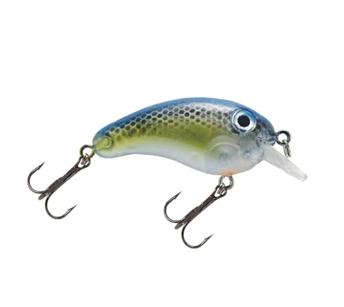Luck E Strike Crappie Magic Crankbait (2 Inch Crappie Lure) Made in The USA - color: Blue Back Shad