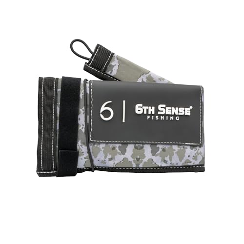 6th Sense Fishing Rod Sleeves ProSix Multi-Rod Sleeves – Reinforced Tip, Hang Loop, Hook ResistantNeoprene, Floating Material (Coontail Camo) - color: Coontail Camo