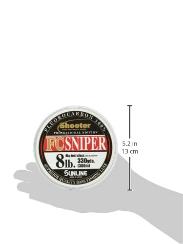 SUNLINE Fluorocarbon Line Shooter, Sniper, Natural Clear - style: 300m / 10lb