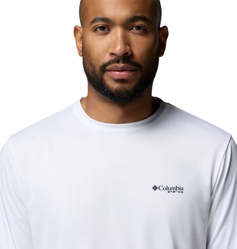 Columbia Men's Terminal Tackle PFG Sea Creature Long Sleeve - color: White, size: Small