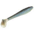 Strike King Rage Swimmer Fishing Lure, Soft Plastic Paddletail Minnow, Sleek Nose Cone, Softly Ribbed Body, Thin Tail