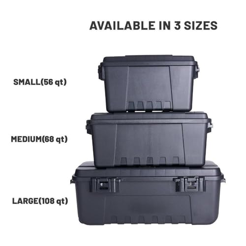 Plano Storage Trunks - color: Smoke, style: Medium - 1 pack