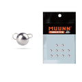 Tungsten Cheburashka Weights, Tungsten Free-Swinging Cheb Rig Weights for Finesse Rigging, Multiple, Plain - size: 5.0g - 10 Pack
