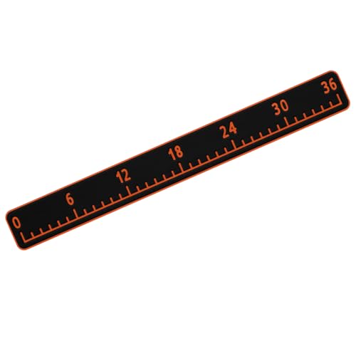 HZshark Premium EVA Foam Fish Ruler，Fish Measuring Board with Self-Adhesive Backing,Fishing Tape Measure for Boats Sailboats Yachts Kayaks - color: Black with Orange