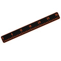 HZshark Premium EVA Foam Fish Ruler，Fish Measuring Board with Self-Adhesive Backing,Fishing Tape Measure for Boats Sailboats Yachts Kayaks - color: Black with Orange