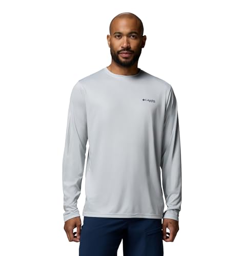 Columbia Terminal Tackle PFG Dare Devil Long Sleeve - color: Cool Grey, size: X-Large