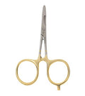 Dr. Slick Scissor Clamp, 4", Gold Straight Blades, Gold Straight Blades, 4 Inch - color: Gold Straight, size: 4 in