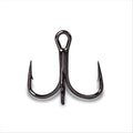 Mustad KVD Elite Triple Grip Treble 2X Short 1X Strong - color: Black Nickel, size: Size 6 (Pack of 6)