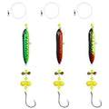 Catfish Float Rig Demon Dragon Style Rattling Line Float Propeller and Circle Hooks 6/0 8/0 for Santee Cooper Rig Catfishing Tackle - color: 6/0 Hook Catfish Rig - 3 PCS